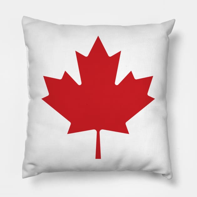 Canada Day Maple Leaf Pillow by RickandMorty