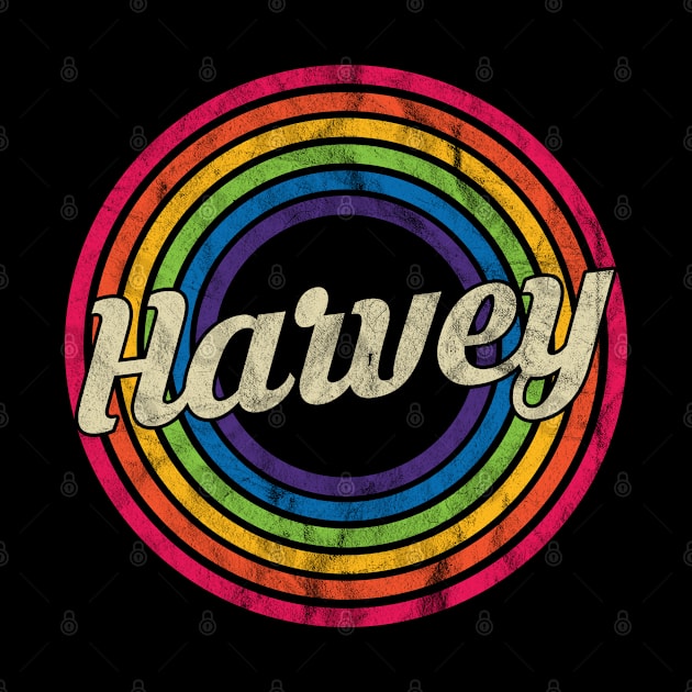 Harvey - Retro Rainbow Faded-Style by MaydenArt