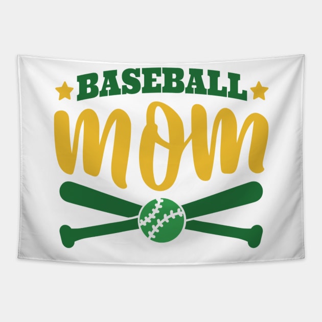 Baseball Mom Tapestry by MajorCompany