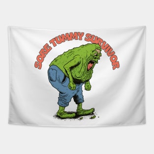 Sore Tummy Survivor Tapestry