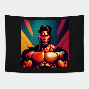 Spartan Strong 90's Vintage art Tapestry