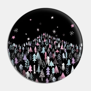 Magic Christmas Trees Pin