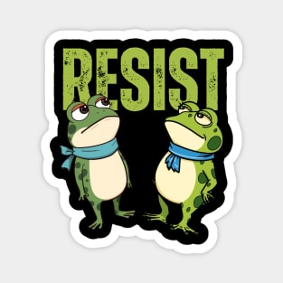 Resist-Frog Magnet