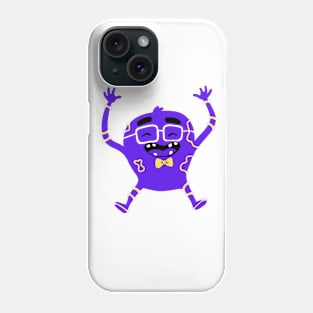 blue cartoon design Phone Case