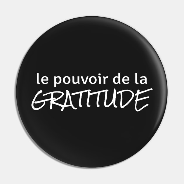 Power of Gratitude (in French) Pin by ZenNature