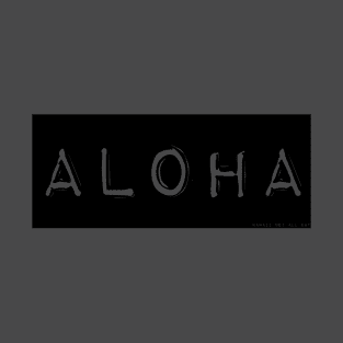 Aloha Label Maker (black) by Hawaii Nei All Day T-Shirt