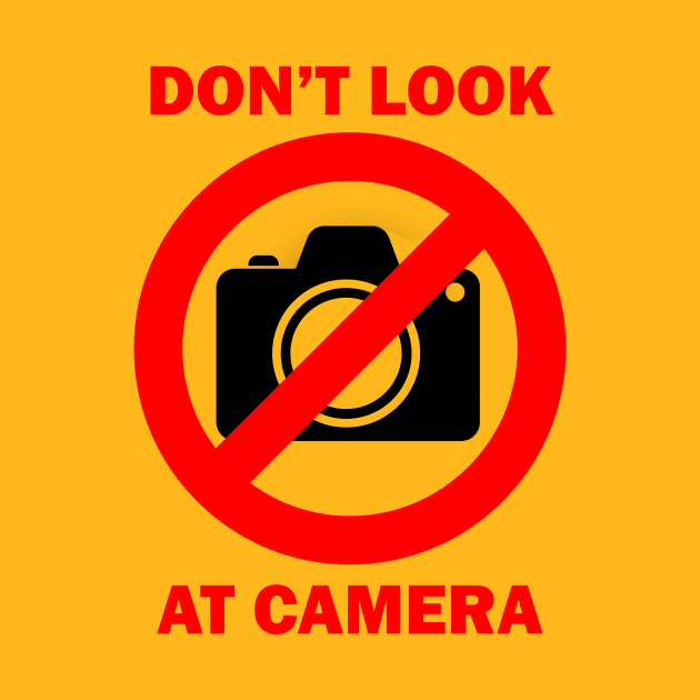 Don't Look at Camera Warning by Slayer_of_Giants