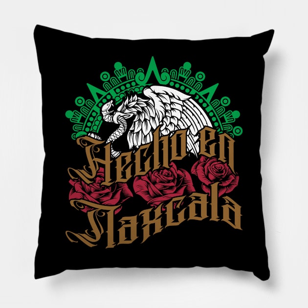 Hecho en Tlaxcala Pillow by Velvet Love Design 