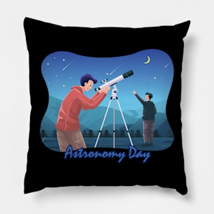 Astronomy Day Pillow