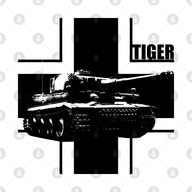 tiger - tank by hottehue