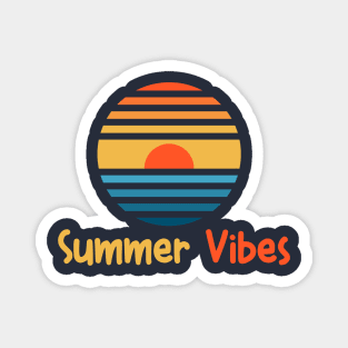 Summer vibes design Magnet