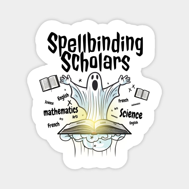 Spellbinding Scholars Magnet by ToonSpace