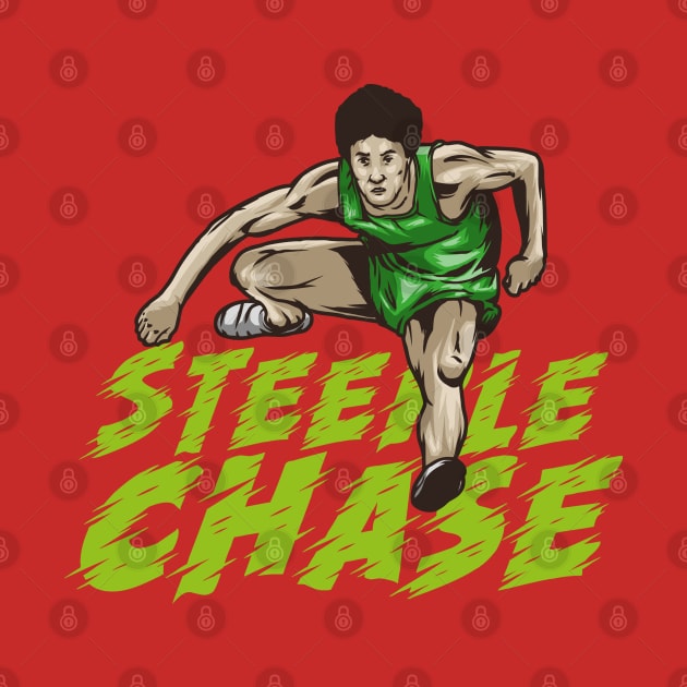 Steeplechase athletic sport vector art by gintocolo