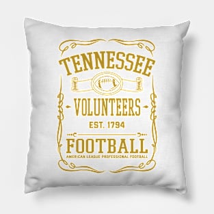 Vintage Volunteers American Football Pillow