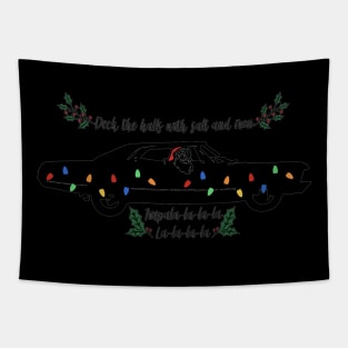 Supernatural Impala Christmas Tapestry