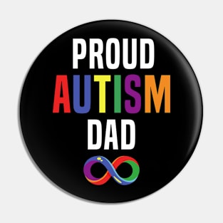 Proud Autism Dad Pin