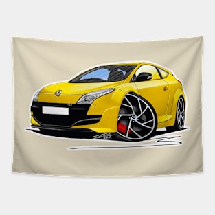 RenaultSport Megane 250 Yellow Tapestry