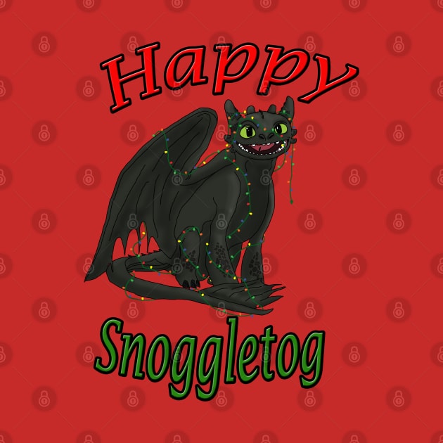 Toothless - Happy Snoggletog by tygerwolfe