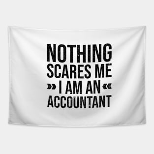 Nothing Scares Me I am an Accountant Tapestry