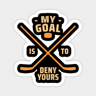 funny hockey Magnet