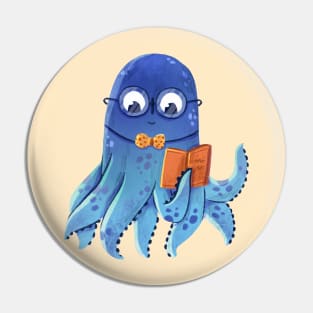 Wise Octopus Pin