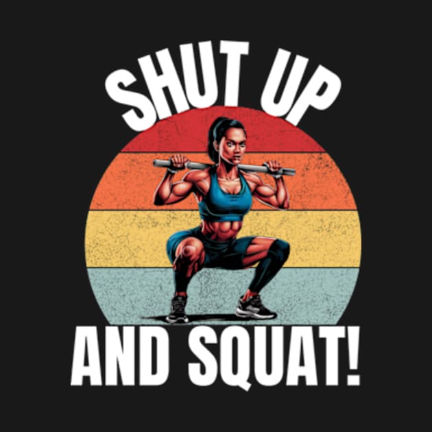 Shut Up And Squat by madara art1