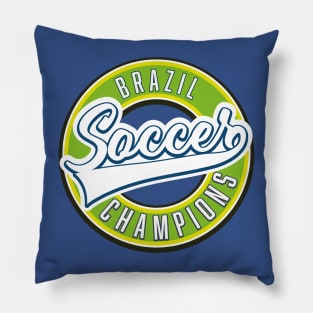 Brazil Soccer Champions Pillow