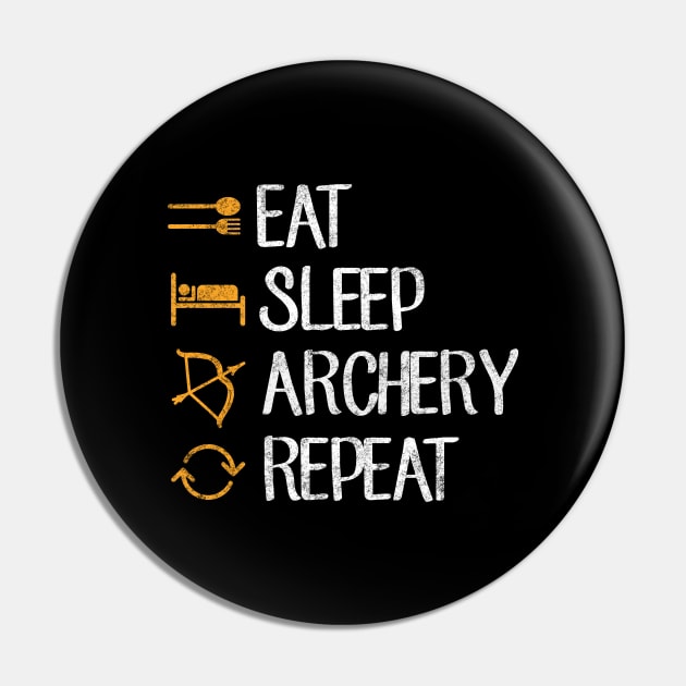 Eat sleep archery repeat Pin by captainmood