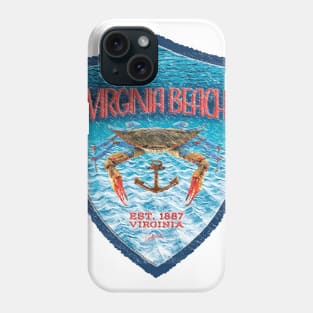 Virginia Beach, Virginia, Swimming Blue Crab Phone Case