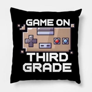 Game On 3rd Grade Funny Gamer Pillow