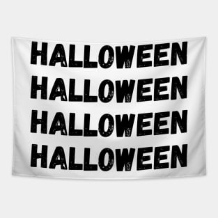 Halloween. Minimalistic Halloween Design. Simple Halloween Costume Idea Tapestry