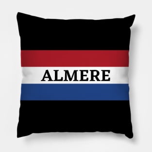 Almere City in Netherlands Flag Pillow