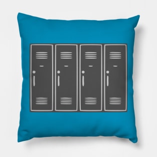 School Lockers Pillow