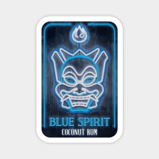 Blue Spirit Coconut Rum Magnet