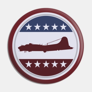 WW2 B-17 Flying Fortress Patch Pin