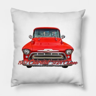 1957 Chevrolet 3124 Cameo Carrier Pickup Truck Pillow