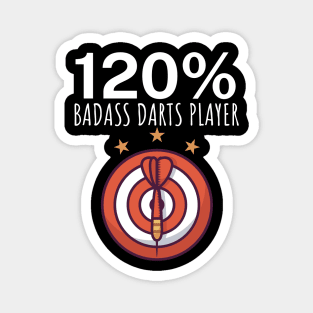 120 Badass Darts Player Magnet