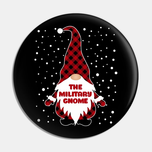 The Military Gnome Matching Family Christmas Pajama Pin by Hancy