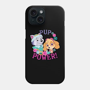 Girl Power With Flowers Phone Case