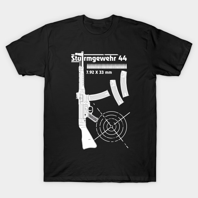 Ww2 Sturmgewehr Stg 44 T-Shirt Ww2 Sturmgewehr Stg 44 T-Shirt
