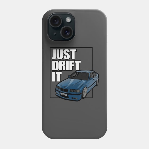 BMW e36 sedan Drift Phone Case by JDMzone