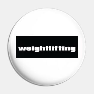 Weightlifting Pin