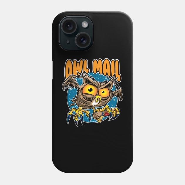 Owl Mail Delivery Phone Case by eShirtLabs