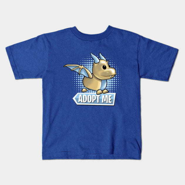 Golden Dragon Adopt Me Adopt Me Roblox Kids T Shirt Teepublic - dino roblox t shirt blue