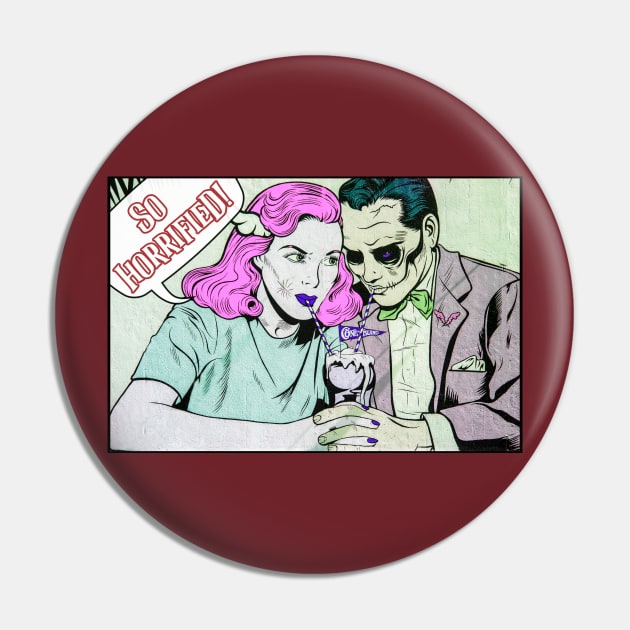 So Horrified! Zombie Couple Pin by sohorrifiedpodcast@gmail.com