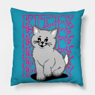 kitty cute Pillow