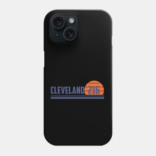 216 Cleveland Ohio Area Code Phone Case