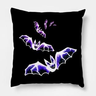 Swarm of star bats Pillow