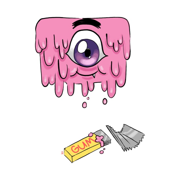 bubble gum monster by Thearchian