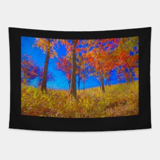 Autumn Trees Tapestry